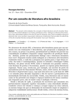 Por um conceito de literatura afro