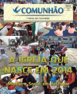A Servi&ccedil;o das Comunidades