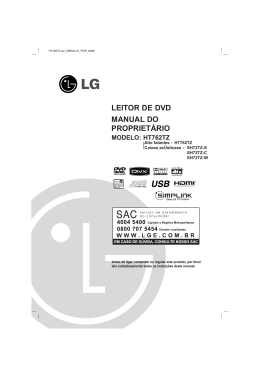 LEITOR DE DVD MANUAL DO PROPRIET&Aacute;RIO