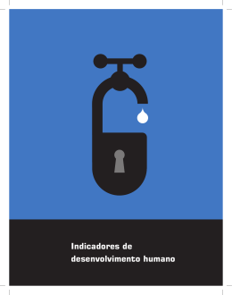 Indicadores de desenvolvimento humano