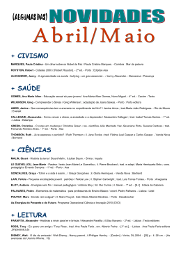 + CIVISMO + SA&Uacute;DE + CI&Ecirc;NCIAS + LEITURA