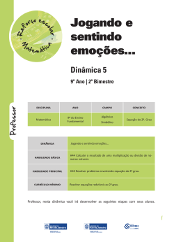 Jogando e sentindo emo&ccedil;&otilde;es
