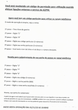 Você está recebendo um código de permissão para