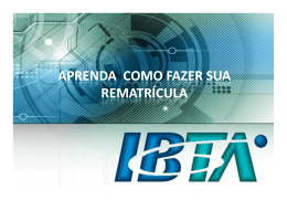 APRENDA COMO FAZER SUA REMATR&Iacute;CULA