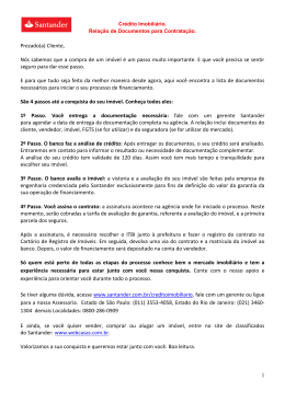 1 Prezado(a) Cliente, N&oacute;s sabemos que a compra de