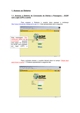 1. Acesso ao Sistema