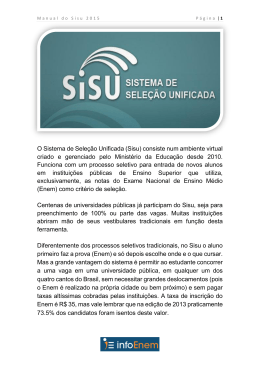 Manual do Sisu 2015