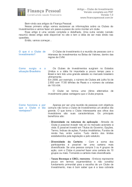 Guia completo de Clubes de investimentos