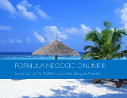 F&oacute;rmula Neg&oacute;cio On Line