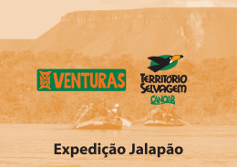 Expedição Jalapão - Território Selvagem Canoar