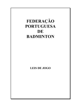 FEDERAÇÃO PORTUGUESA DE BADMINTON