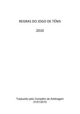regras FPT