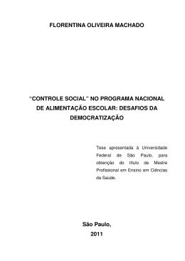 FLORENTINA OLIVEIRA MACHADO &ldquo;CONTROLE