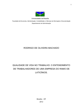 rodrigo de oliveira machado qualidade de vida no trabalho