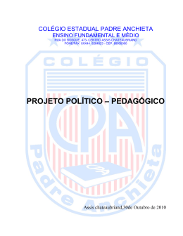 COL&Eacute;GIO ESTADUAL PADRE ANCHIETA