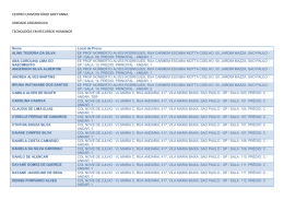 Tecnologia em Recursos Humanos - Centro Universit&aacute;rio Sant`Anna