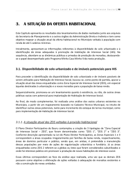3. A SITUA&Ccedil;&Atilde;O DA OFERTA HABITACIONAL