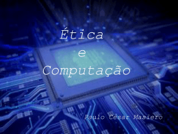 &Eacute;tica e Computa&ccedil;&atilde;o