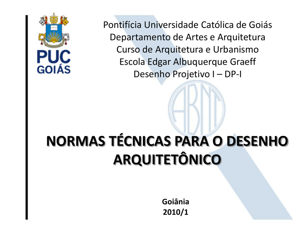 Normas Tecnicas Para O Desenho Arquitetonico