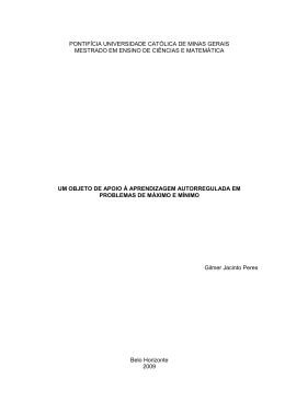 Disserta&ccedil;&atilde;o - Pontificia Universidade Catolica de Minas Gerais