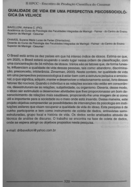 QUALIDADE DE vroa EM uma PEasPt