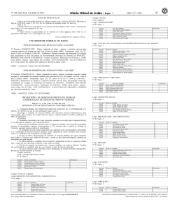 folha 01 - Concursos - Universidade Federal da Bahia