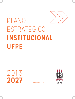 PEI 2013-2027 - Universidade Federal de Pernambuco
