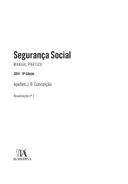 Seguran&ccedil;a Social - Livraria Almedina