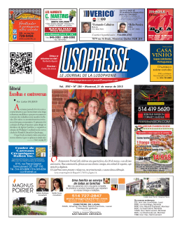 Escolhas e controversas C. MARTINS