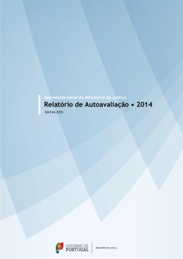 Relatório de Autoavaliação • 2014