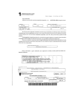 Estamos encaminhando a guia para pagamento da parcela 4/10 do