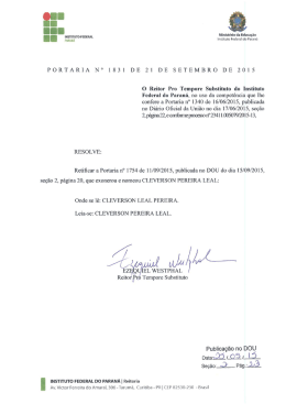 retifica a portaria nº 1754-15 – cleverson pereira leal