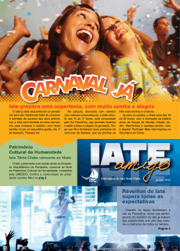 Edi&ccedil;&atilde;o de Janeiro/Fevereiro-2015