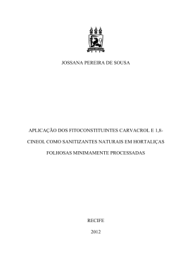 jossana pereira de sousa aplica&ccedil;&atilde;o dos fitoconstituintes carvacrol
