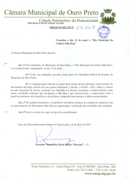 Câmara Municipal de Ouro Preto