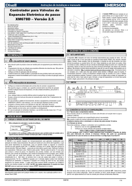 XM678D &ndash; Vers&atilde;o 2.5 - Emerson Climate Technologies