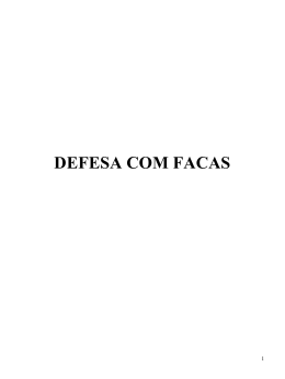 Defesa com Facas