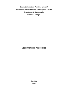 Espectr&ocirc;metro Acad&ecirc;mico