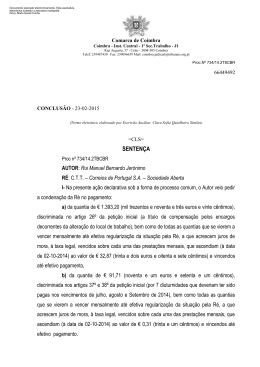 a senten&ccedil;a - CGTP-IN