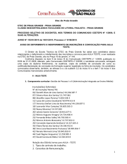 153-01-2015 Deferimento Aula Teste - PS - CEETEPS