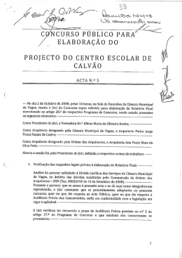 Ata Nº 5 - Câmara Municipal de Vagos
