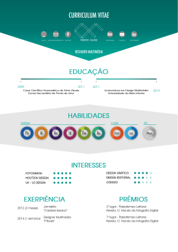 Pedro Alves - Curriculum Português