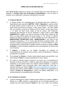Termo de Adesão e Uso