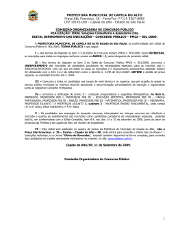 15 3267-8800 CEP 18195-000 - Capela do Alto