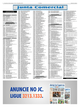ANUNCIE NO JC. - Jornal do Com&eacute;rcio