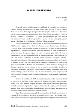 O REAL EM REVISTA - Real Gabinete Português de Leitura