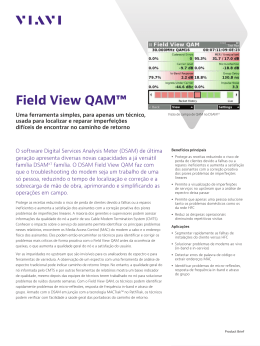 Field View QAM™ - Viavi Solutions Inc.