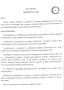 NOTA TÉCNICA MINISTÉRJO DA sAÚnE