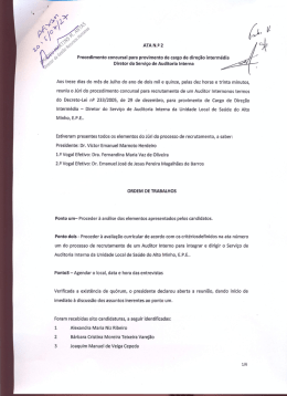 Acta n.&ordm; 2 - Unidade Local de Sa&uacute;de do Alto Minho, EPE