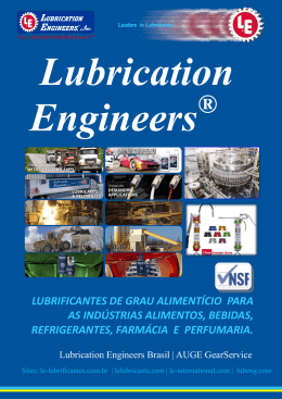 QUINPLEX - Lubrication Engineers Brasil